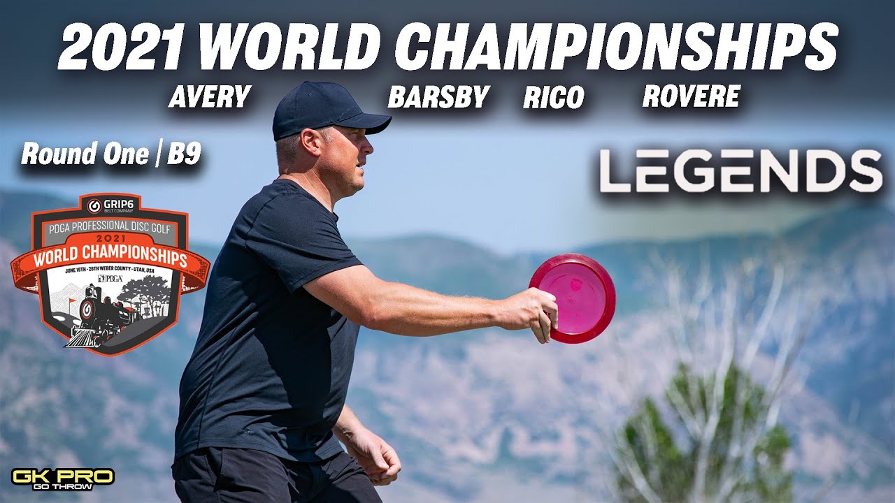 2021 Disc Golf World Championships | RD1 B9 | Rico, Jenkins, Barsby, Rovere (LEGENDS) Gkpro