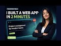 I Built a Full Web App in 2 Minutes with Vercel v0 (No Code Needed)