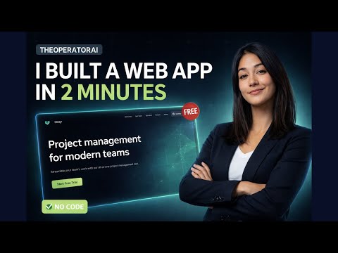 I Built a Full Web App in 2 Minutes with Vercel v0 (No Code Needed)