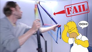 Painting Homer S. on a bicycle frame and the biggest fail so far... DOH !