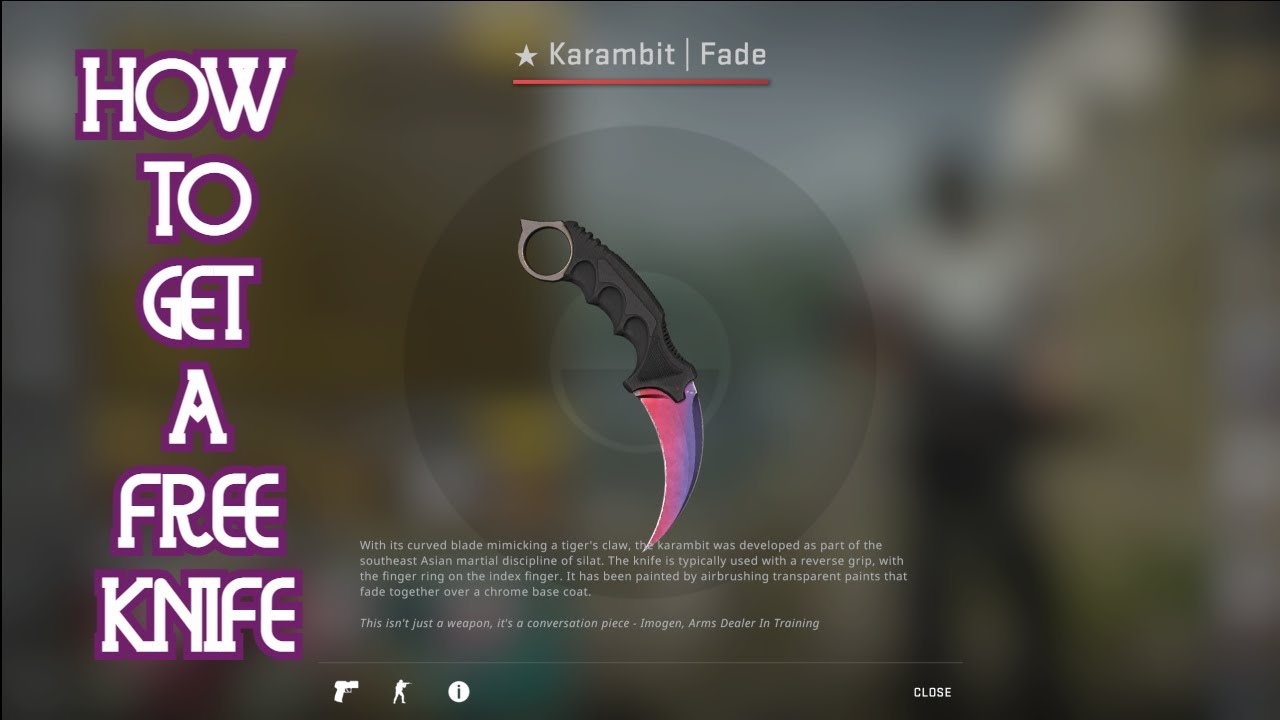How to get a free knife in CS:GO 2021 *ACTUALLY WORKS*