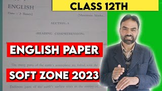 Class 12th English Paper Soft Zone 2023 | safeer sir #english #paper #jkbose screenshot 2