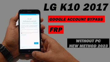 LG K10 2017 frp or Google account bypass without pc (2023)