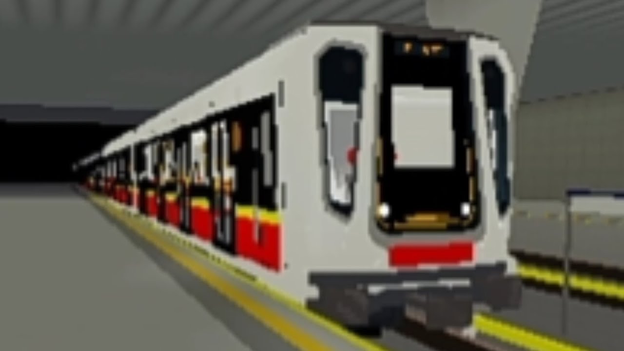 Варшавское метро вся линия M1 Mlociny - Kabaty