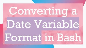 Converting a Date Variable Format in Bash