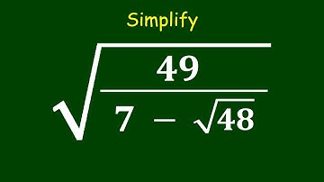 A Nice Square Root Algebra Problem | Math Olympiad