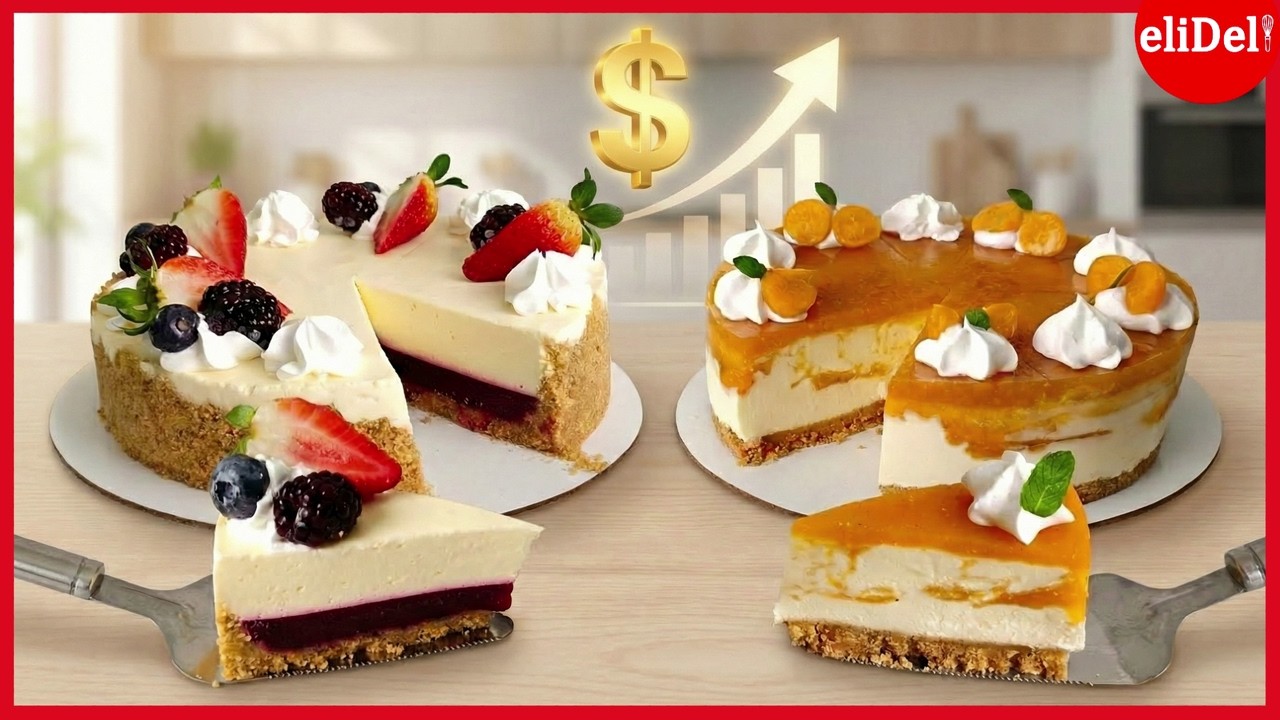 💥2 Postres SIN HORNO Muy Fáciles y ECONÓMICOS para VENDER🤑