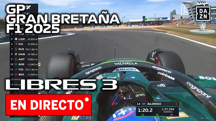 F1 DIRECTO: GP Gran Bretaña F1 2025 - Libres 3 | Livetimingnews.es