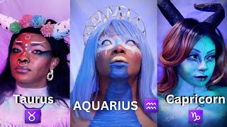 Zodiac Makeup Compilation| Unveiling Zodiac Signs BIGGEST FEARS Part 1