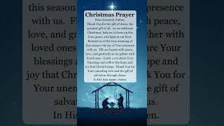 🎄 Celebrate God’s Gift - A Heartfelt Christmas Prayer 🙏🏼 #dailyprayer #prayer #pray #god