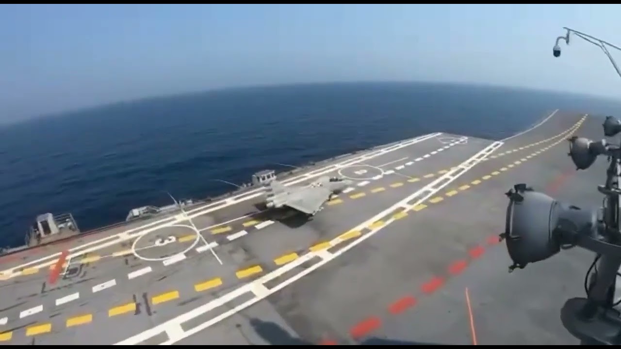 Tejas Landing & Take Off from INS VIKRANT |  IAC - 1 | N-LCA
