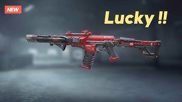 Lucky ! Got the AS VAL Red Action on 1st opening | CODMobile | Vermillion Arsenal Crate