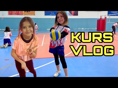 KURS VLOG | Tuananın Voleybol - Eflinin Jimnastik Kursu