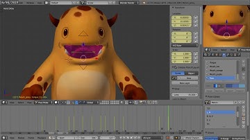 Blender 3D Lip Sync Animation Process Time Lapse