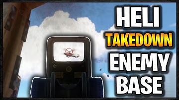 Taking Down The HELI from a RAIDED ENEMY BASE | Rust Raid Diary S8E6