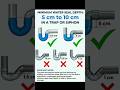 Minimum Water Seal Depth