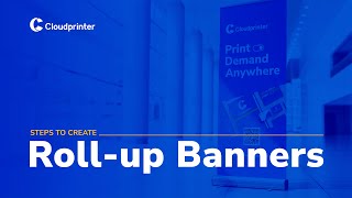 Design Roll-up banners for printing