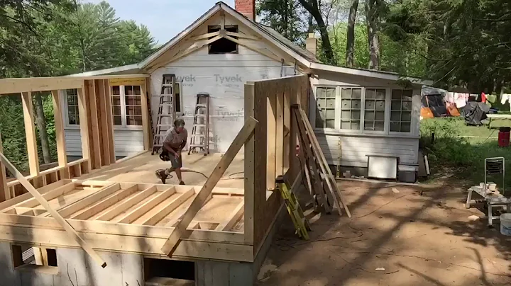 Camp Addition - 2 Day Time Lapse (R.A.W. Construction)