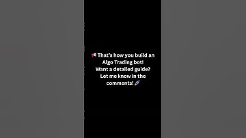 How to Make Your Own Algo Trading Bot in 60 Seconds | AlgoTrader Live #shorts #trading #algotrading