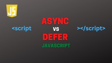 async vs defer attritbute script loading in Javascript