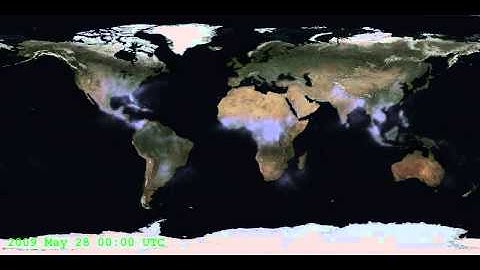 Animated Daily Lightning Map (2009) [720p]