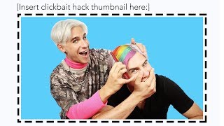 WE TRIED YOUTUBES MOST CLICKBAIT HAIR HACKS TO SEE IF THEY WORK