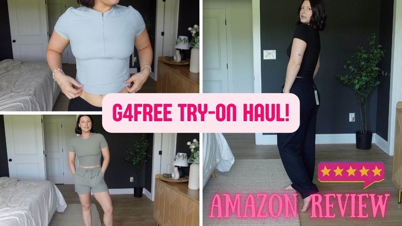 Activewear Try-On Haul & Review | G4Free Amazon Clothes