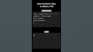 Beginner😅 vs Pro😎: ⚡ Read File Fast! 🚀 #python #programming #coding #shorts #trending #youtube #tips