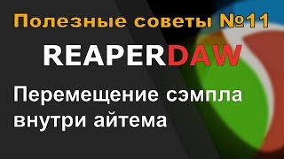 Полезные советы по РИПЕР на русском языке №11. Сэмплирование в REAPER DAW