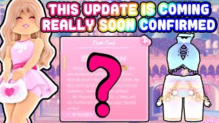 This UPDATE IS COMING REALLY SOON Confirmed Royale High Update News