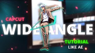 Capcut - Basic Wide Angle // Trending ,Easy + Smooth amv Tutorial for beginners  #RyukenIsidha