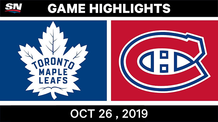 NHL Highlights | Maple Leafs vs. Canadiens – Oct. 26, 2019