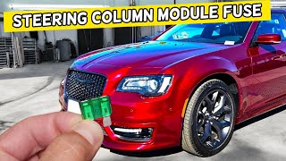 CHRYSLER 300 STEERING COLUMN MODULE FUSE LOCATION REPLACEMENT