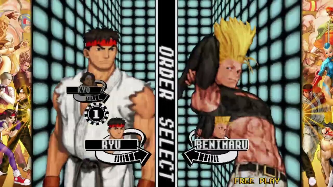 Capcom vs SNK - Ryu / Kyo arcade mode