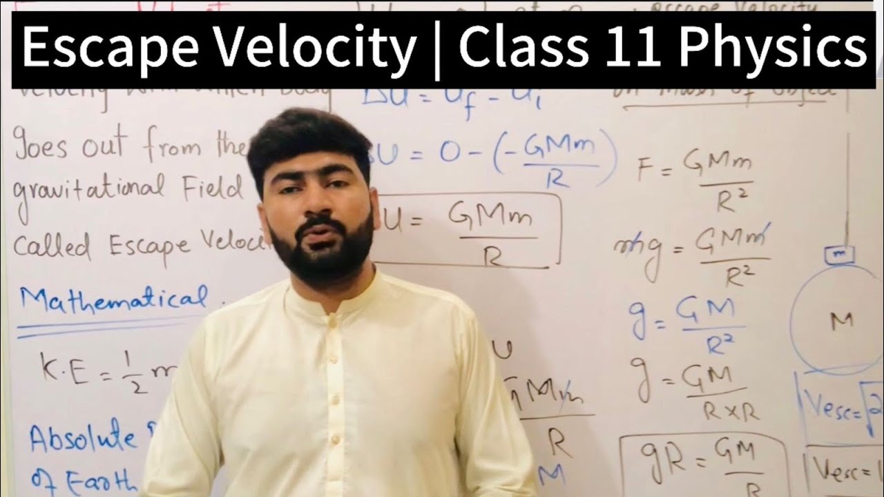 Escape Velocity Chapter 4 Work And Energy Class 11 Physics YouTube Escape velocity chapter 4 work and energy class 11 physics youtube