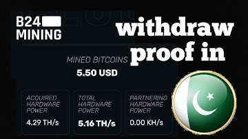 B24 mining live withdrawal proof || B24 Bitcoin cloud mining website || b-24 mining new update