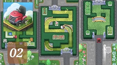 Mowing mazes, Android, ios, walkthrough, garden 02