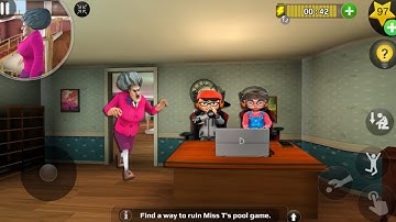 Scary Teacher 3D_New updater-New fun video everyday , gameplay walkthrough  part 605 ( android, ios)