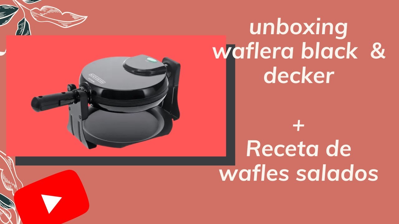 Waflera Giratoria Black & Decker Wm1000b