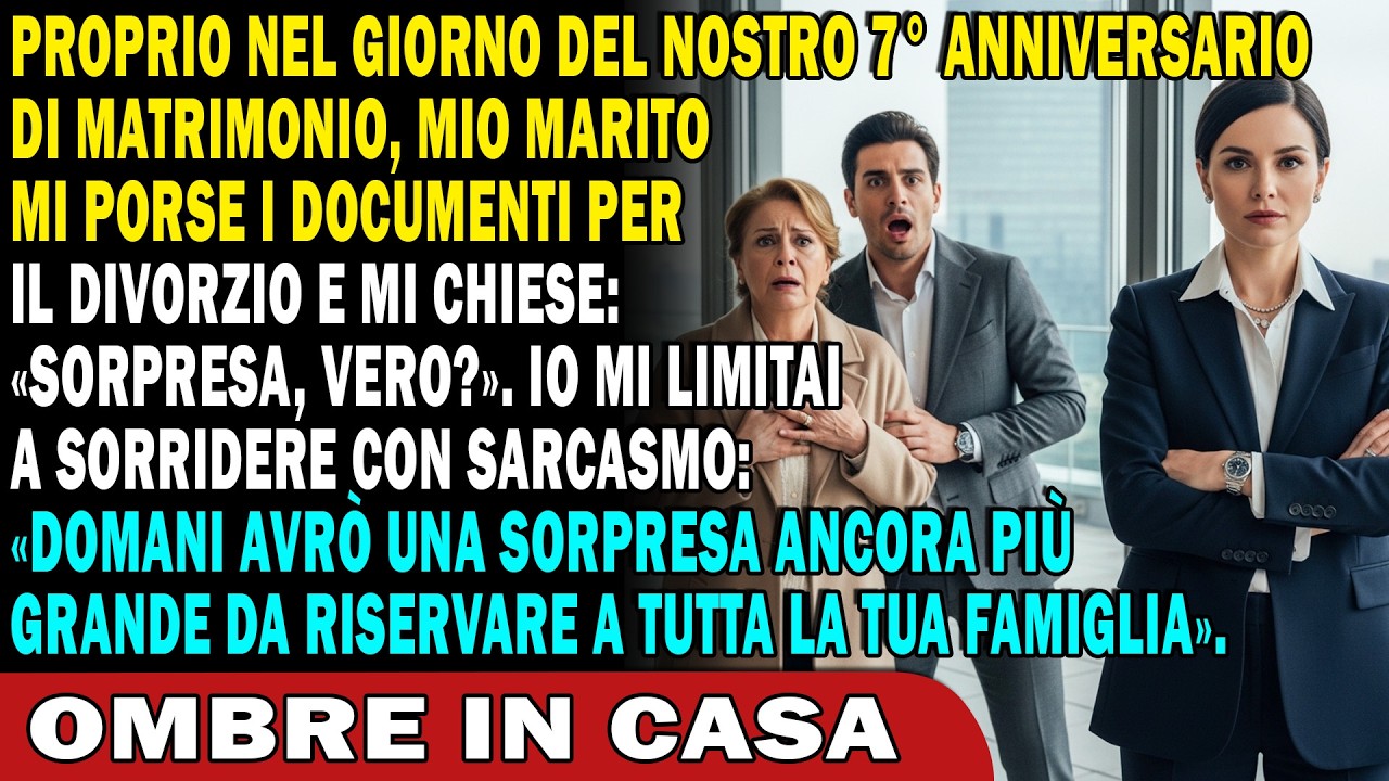 Il mio settimo anniversario di matrimonio si è trasformato nella notte più umiliante della mia vita. Mio marito mi ha regalato una penna d'oro e una richiesta di divorzio con tutti i beni già...