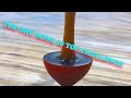 Ten Wooden Spinning Tops Timed Ten Wooden Spinning Tops Timed