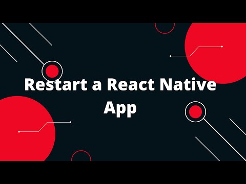 Restart a React Native App | React Native Tutorial