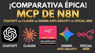 MCP de n8n en Antigravity, Claude, Chatgpt y n8n oficial!!!