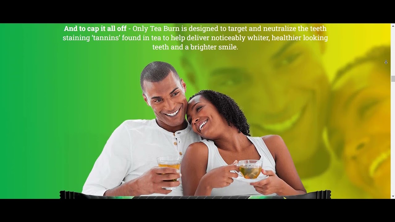 Tea Burn Review - Tea Burn: It's 100% natural, non-GMO, and gluten-free