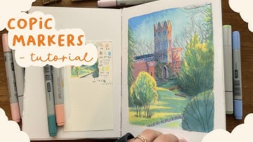 Everything I know about drawing with ALCOHOL MARKERS ★ Copic markers tutorial ☼