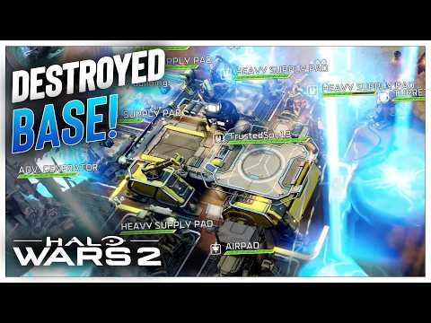 This poor guy's base got DESTROYED! Halo Wars 2