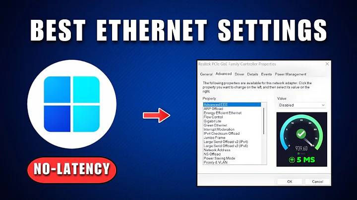 Best Ethernet Settings for GAMING & Performance 2026 (Lower Ping and Latency, Increase Speed)
