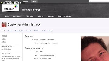 Linchpin Social Intranet With Confluence | Personalized Navigation | Demo