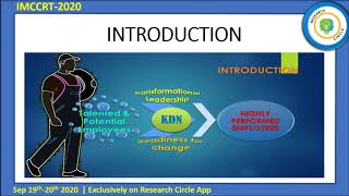 IMCCRT-2020-1341 Title: Knowledge Delivered Naturally (KDN): Efforts to Develop Talented Employees