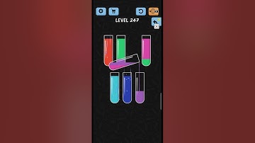 Water Color Sort Level No 247 walkthrough Solution Gameplay ,best Game for every one